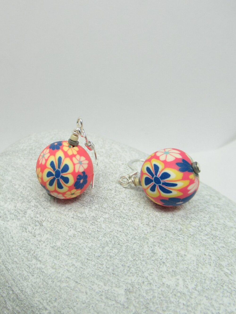 Floral Polymer Clay earrings